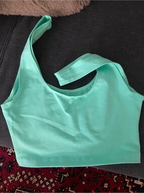 Los Angeles Apparel Mint Cotton Spandex Tank Crop Top Bra